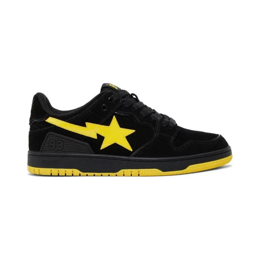 Bape SK8 Sta Low Black Electric Yellow