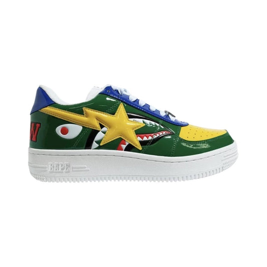 Bape SK8 Sta Shark Face-Green