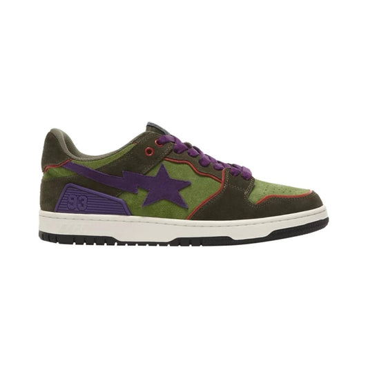 Bape SK8 Sta Low Green Dark Purple